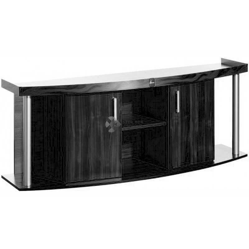 Diversa akvárium bútor COMFORT 200x60x67cm íves fekete